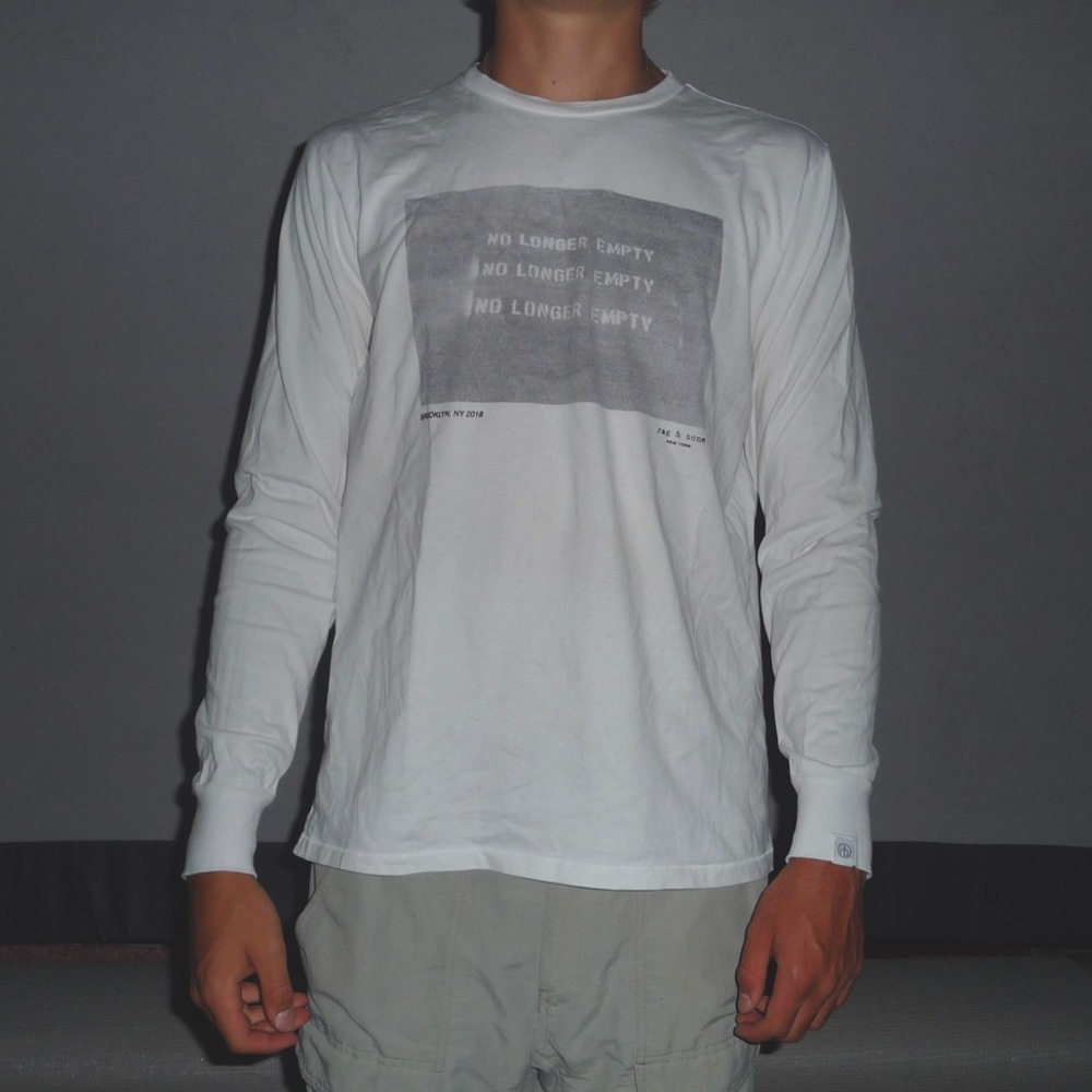 Mens Rag and Bone graphic longsleeve
